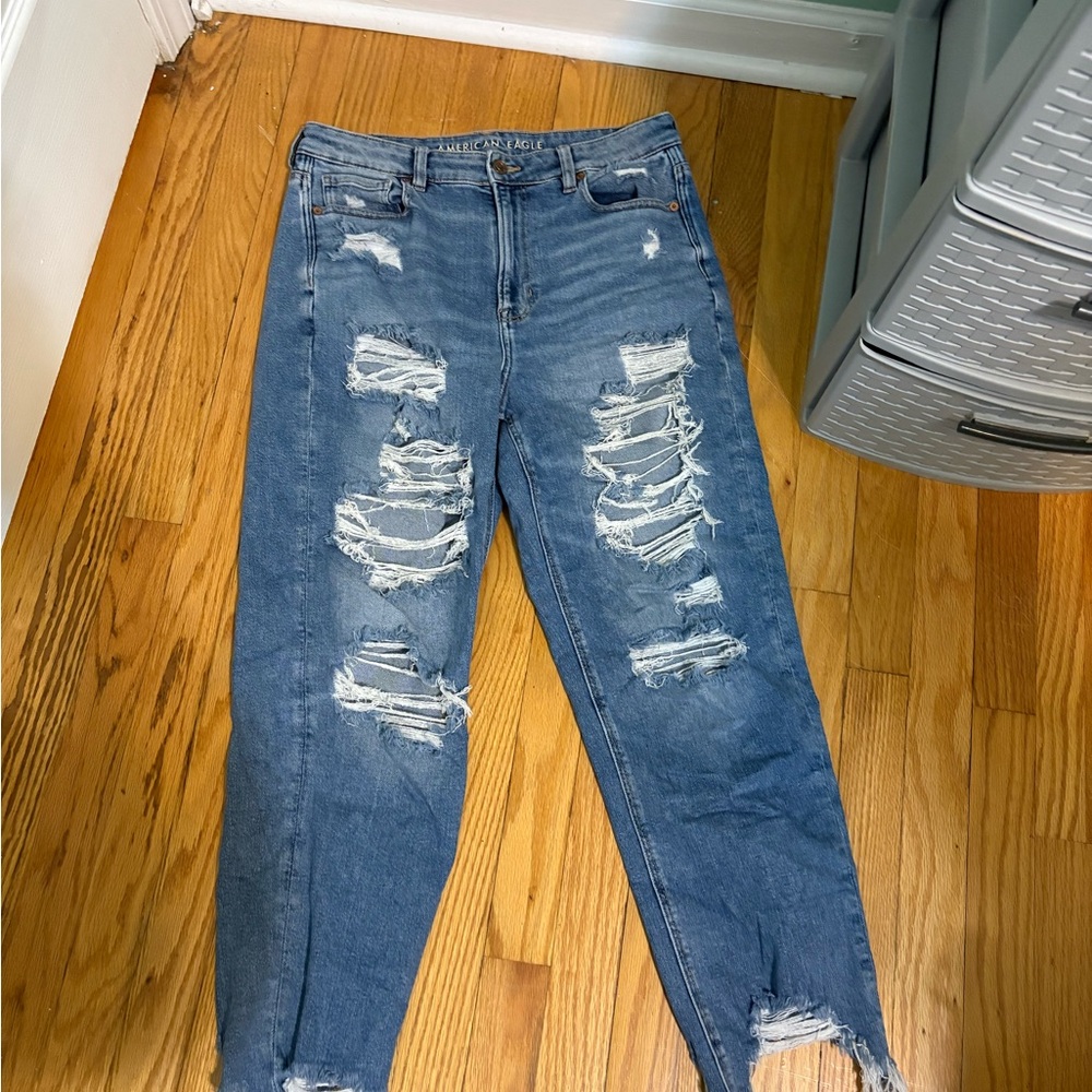 American eagle high waisted jeans